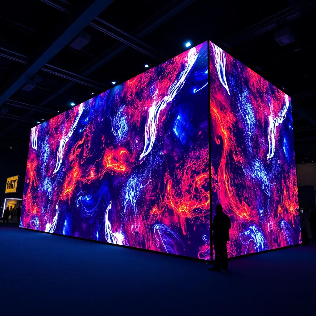 Trade show displays for New York conventions and exhibitions