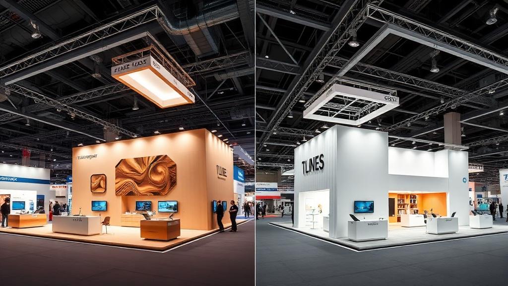 Modular exhibition stand system versus custom trade show booth build