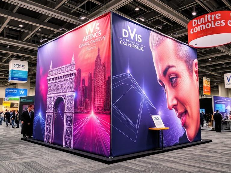 Double-sided trade show display wall system